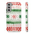 Watercolor Christmas Knitting - Impact Resistant Phone Case Samsung Galaxy S22 Plus Matte